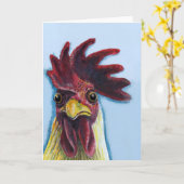 Sagten Sie Huhn? Karte (Gelbe Blume)