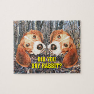 Sagten Sie Kaninchen? Beagle Puzzle