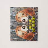 Sagten Sie Kaninchen? Beagle Puzzle (Vertikal)