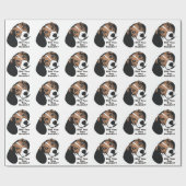 Sagten Sie Kaninchen? Beagle-Verpackungs-Papier Geschenkpapier (Flach)