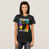 Sagten Sie Schmied Schwarze Katze T-Shirt (Vorne ganz)