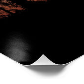 Saguaro Cacti bei Sonnenuntergang Poster (Ecke)