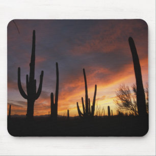 Saguaro cacti, Carnegiea gigantea, nach Mousepad