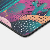 Saguaro cacti im landschaftlich gepunkteten Hinter Schreibtischunterlage (Ecke)