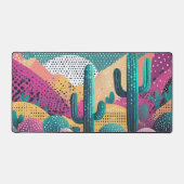 Saguaro cacti im landschaftlich gepunkteten Hinter Schreibtischunterlage (Vorderseite)