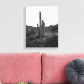 Saguaro Cactus 11x14 Leinwanddruck (Insitu (Wohnzimmer))
