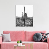 Saguaro Cactus 16x20 Leinwanddruck (Insitu (Wohnzimmer))