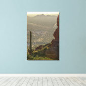 Saguaro Cactus Apache Junction Pheonix AZ 24 x 36 Leinwanddruck (Insitu (Holzboden))