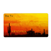 Saguaro Cactus Arizona Sunset Red Orange & Yellow (Vorne)