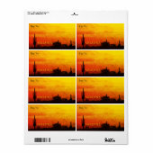 Saguaro Cactus Arizona Sunset Red Orange & Yellow (Vorne)