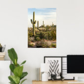 Saguaro Cactus, Arizona, USA Poster (Heimbüro)