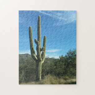 Saguaro Cactus Arizona Wüste Landschaftlich Puzzle