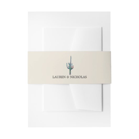 Saguaro Cactus Belly Band (Vorderseite Beispiel)