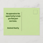 Saguaro Cactus Desert Foto Realty Apprecision Postkarte (Rückseite)