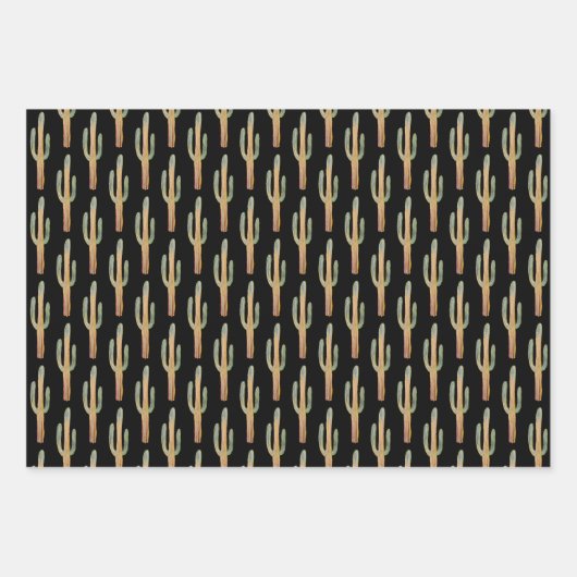 Saguaro Cactus Desert Pflanze Weihnachtsgeschenk Geschenkpapier Set (Vorderseite 2)