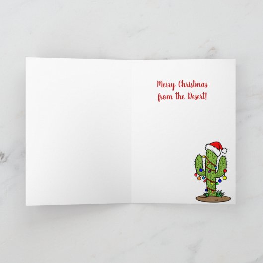 Saguaro Cactus Feiertagskarte (Innenseite)