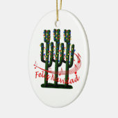 Saguaro Cactus Feliz Navidad Weihnachtsschmuck (Links)