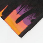 Saguaro Cactus Forest at Sunset Fleecedecke (Ecke)