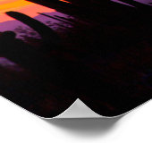 Saguaro Cactus Forest at Sunset Poster (Ecke)