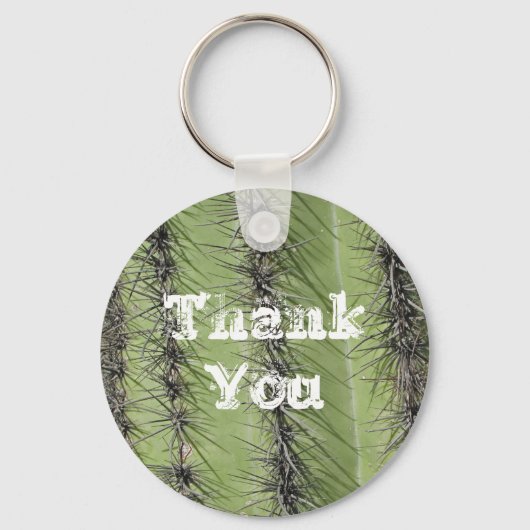 Saguaro Cactus Foto Cacti Needle Vielen Dank Schlüsselanhänger (Vorderseite)