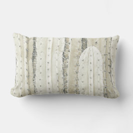 Saguaro Cactus Foto Coole neutrale Farben Lendenkissen