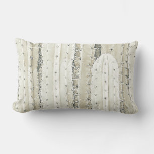 Saguaro Cactus Foto Coole neutrale Farben Lendenkissen