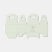 Saguaro Cactus Hand Drawn Green Baby Shower Fa Geschenkschachtel (Ungefaltet)