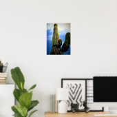 Saguaro Cactus High  Postcard Poster (Heimbüro)