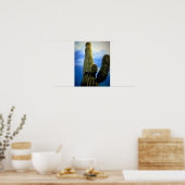 Saguaro Cactus High Postcard Poster (Küche)