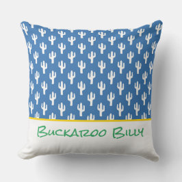 Saguaro Cactus Modern Desert NAME Southwest Fun Kissen