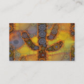 Saguaro Cactus Mosaic Design Visitenkarte (Rückseite)