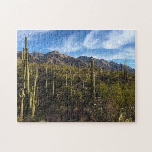 Saguaro Cactus National Park Arizonia. Jigsaw Puzz Puzzle (Horizontal)