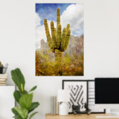 Saguaro Cactus Poster (Heimbüro)