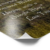 Saguaro Cactus Snow Capped Mountains Arizona USA Fotodruck (Ecke)