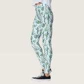 Saguaro Cactus succulents Watercolor Leggings (Links)
