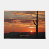 Saguaro Cactus, Sunset, Fußmatte (Vorderseite)
