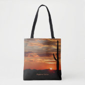 Saguaro Cactus, Sunset, Tasche (Vorderseite)
