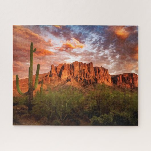 Saguaro Cactus Superstition Puzzle (Horizontal)