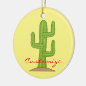 Saguaro Cactus Thunder_Cove Keramik Ornament (Links)