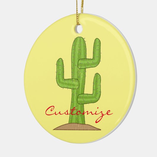 Saguaro Cactus Thunder_Cove Keramik Ornament (Links)