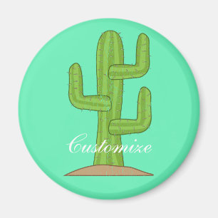 Saguaro Cactus Thunder_Cove Magnet
