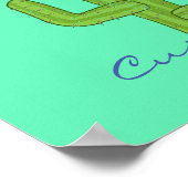 Saguaro Cactus Thunder_Cove Poster (Ecke)