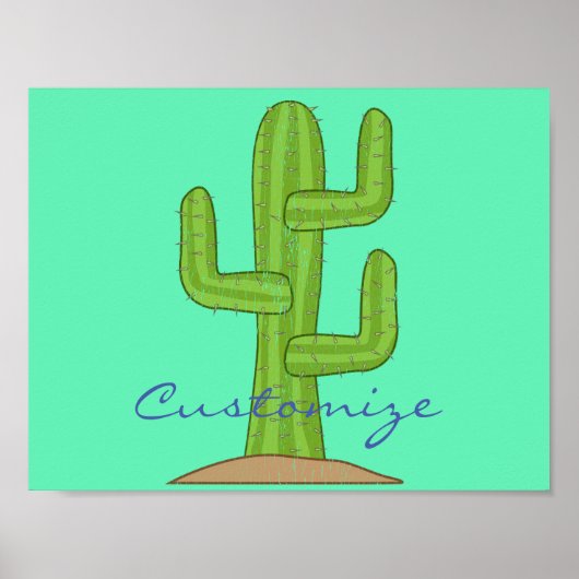 Saguaro Cactus Thunder_Cove Poster (Vorne)