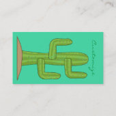 Saguaro Cactus Thunder_Cove Visitenkarte (Rückseite)