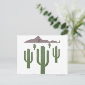 Saguaro Christmas Lights Feiertagspostkarte (Stehend Vorderseite)