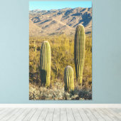 Saguaro Forest Leinwanddruck (Insitu (Holzboden))