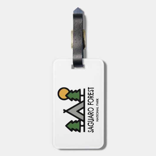 Saguaro Forest National Park Gepäckanhänger (Rückseite vertikal)