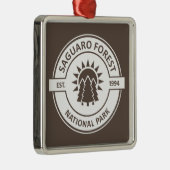 Saguaro Forest National Park Ornament Aus Metall (Rechts)