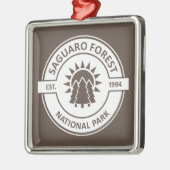 Saguaro Forest National Park Ornament Aus Metall (Links)