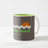Saguaro Forest National Park Retro Zweifarbige Tasse (VorderseiteRechts)